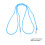 2Pcs Multipurpose Glove Straps Sky-Blue Durable Portable Gloves Rope 9