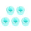 5Pcs Foldable Makeup Brush and Sponge Cleaner Silicone Box 7