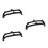 3Pcs Black Plastic Purse Frames Kiss Lock Clasp for DIY Bag Making 7