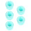 5Pcs Foldable Makeup Brush and Sponge Cleaner Silicone Box 4