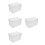 4Pcs Airtight Bread Keeper Transparent Box for Homemade Bread Storage 4