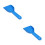 2Pcs Handheld Blue Refrigerator Ice Plastic Kitchen Accessory 10