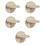 5Pcs Khaki Indoor Cat Tree Cute Scratching Post and Jumping Ladder 7