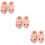 3Paren Creatieve Kindersloffen Roze Warm Antislip Konijn 10