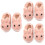 3Paren Creatieve Kindersloffen Roze Warm Antislip Konijn 7
