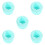 5Pcs Foldable Makeup Brush and Sponge Cleaner Silicone Box 6