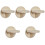 5Pcs Khaki Indoor Cat Tree Cute Scratching Post and Jumping Ladder 5