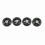 4 Pack Inline Skate Wheels Indoor/Outdoor Replacement Wheel with Bearings 70mm,Black 1