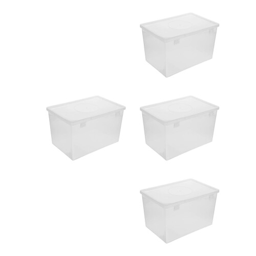 4Pcs Airtight Bread Keeper Transparent Box for Homemade Bread Storage 2