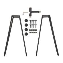 Support de Tabouret de Planche à Roulettes Solide Support de Chaise de Planche à Roulettes Support de Jambe de Fer à Langer Tabouret de Pied