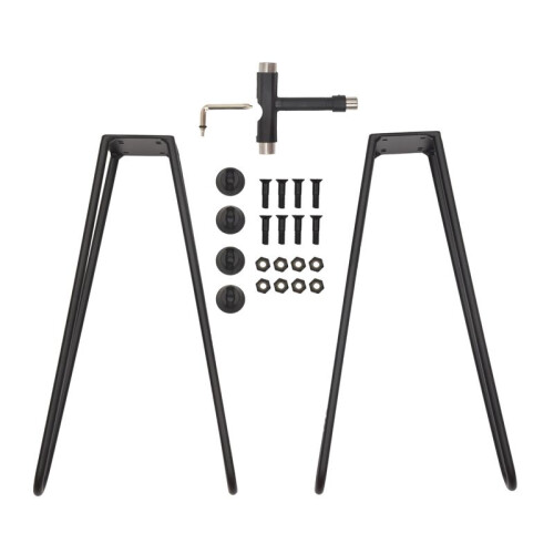 Solid Skateboard Stool Bracket Skateboard Chair Leg Bracket Iron Shoe Changing Stool Foot Accessories General