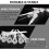 50Pcs  Tee Double Layer Plastic  Tee Soft Low Resistance    Training Tool Black 5