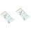 2Stk Kinder Höhenmesser Holz Mit -Design Wand 6