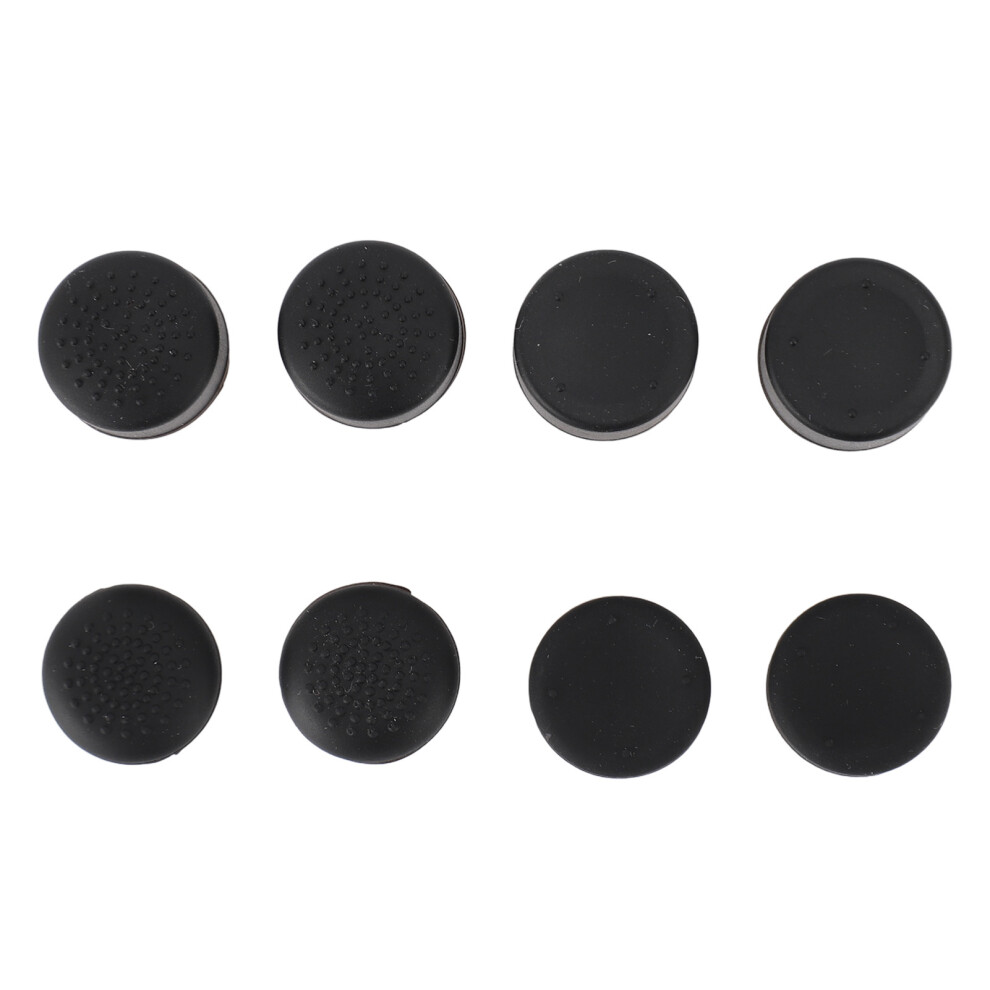 8Pcs Silicone Thumb Grip Covers, Slip-Proof For Ps5, Xbox One Black 5001386075625