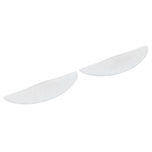 1 paio di pad in silicone per il perming delle ciglia, taglia S, trasparente bianco