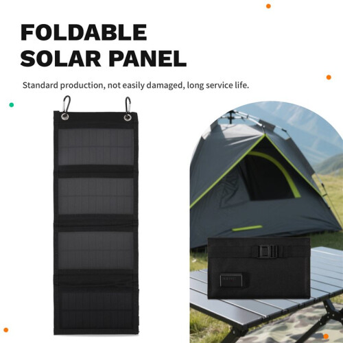 Foldable Solar Panel Solar Cell with USB Output Solar Charger for Camping Cell Phone Tablet Devices Power Bank B 1