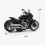 Giocattolo di Moto Pull Back su 12 Scala con Luci e Suoni, Alluminio Nero 2