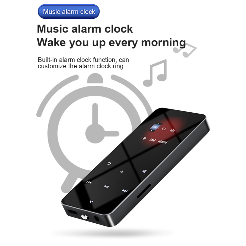 Mp3 Mp4 Player 8G Hifi Music Player Supports Card,With Fm Alarm Clock Pedometer E-Book Built-In Speaker- 6031515096060