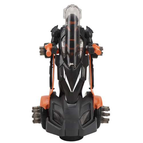 Voiture robot transformable orange - 3 piles AA