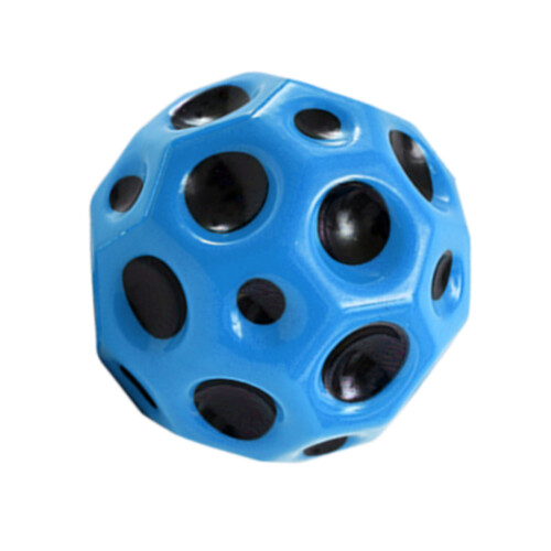 Elastic Space Bouncing Foam Ball 66mm Blue - Hand-Eye Coordination Sport 1