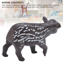 Baby-Tapir-Figur, PVC, realistisch, pädagogisches