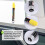 Car Paint Thickness Tester Gauge for Car Tool Crash Checking Meter with Magnetic Tip Scale Indicate 5