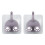 2 pièces porte-brosse à dents en ABS, forme queue de chat, 77,00 g 3