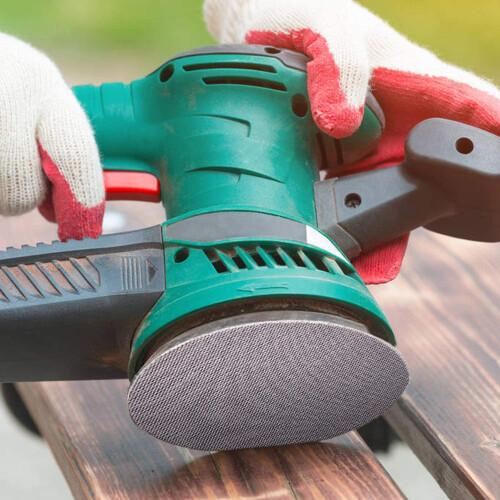30 Pcs Mesh Sanding Discs 125mm 80-600 Grit Hook and Loop Sanding Paper Dry Abrasive Discs for Sander Replacement Pads
