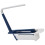 Telescopic Sink Organizer Blue PP Expandable Storage 2KG Capacity 2
