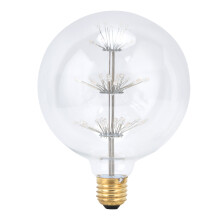 Iluminare discretă, atrăgătoare pentru ochi, bec decorativ LED vintage cu luminiscență alb cald de 2200K și fiabilitate sigură,