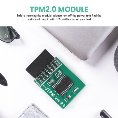 TPM 2.0 Encryption Security Module Remote Card LPC-14PIN Module 14Pin LPC for MSI TPM2.0 LPC 14 Pin Security Module 2