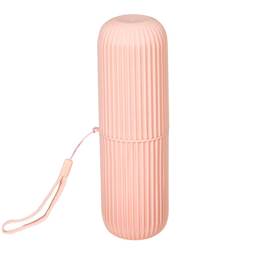 Toothbrush Cup Pink 19.5x6x5.5 cm Ample Capacity 2