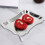 5Pcs Stainless Steel Rectangular Service Plates with Lace Edges, Sizes S/M/L 2
