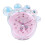 Fußförmiger Wecker pink 153,00 g ABS 2