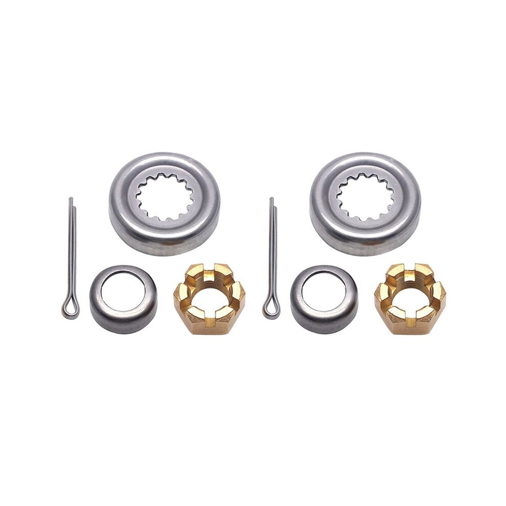 2X Propeller Spacer Kit 66T-W4599 For Outboard Motor F30-F60 4T/2T Hidea Parsun 90171-16011 Castle Nut 6031692451119