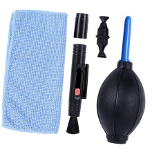 3 in 1 Camera Cleaning Kit Dust Pen/Blower/Cloth for LCD DSLR VCR Eyeg