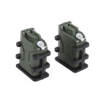 2 PeçAs Ferramentas de DecoraçãO de Tanque de CombustíVel de SimulaçãO para 1/8 1/10 Rc Rastreador Carro Axial Scx10 Trx4 Rc4Wd D90,