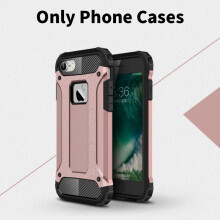 (Rose Gold iPhone 7)7 Plus Slim Profile Cover Shock Absorption Scratch Convenience Resistant