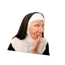 (Nun,Right)Queen Of England Car Window Stickers Character Funny Decalsfor Rightleft Side