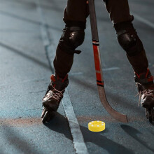 Rollhockey-Puck ABS High-Density Street Land Hockey Practice Puck für Ice Inline Street Hockey Training,GrüN