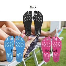 (Blue,S)Foot Stickers Shoes Stick On Soles Sticky Pad Waterproof Hypoallergenic Adhesive