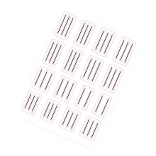 Plaid Line Nail Art Stickers French Design Decals 3D Adhesive Manicure Decorations H31