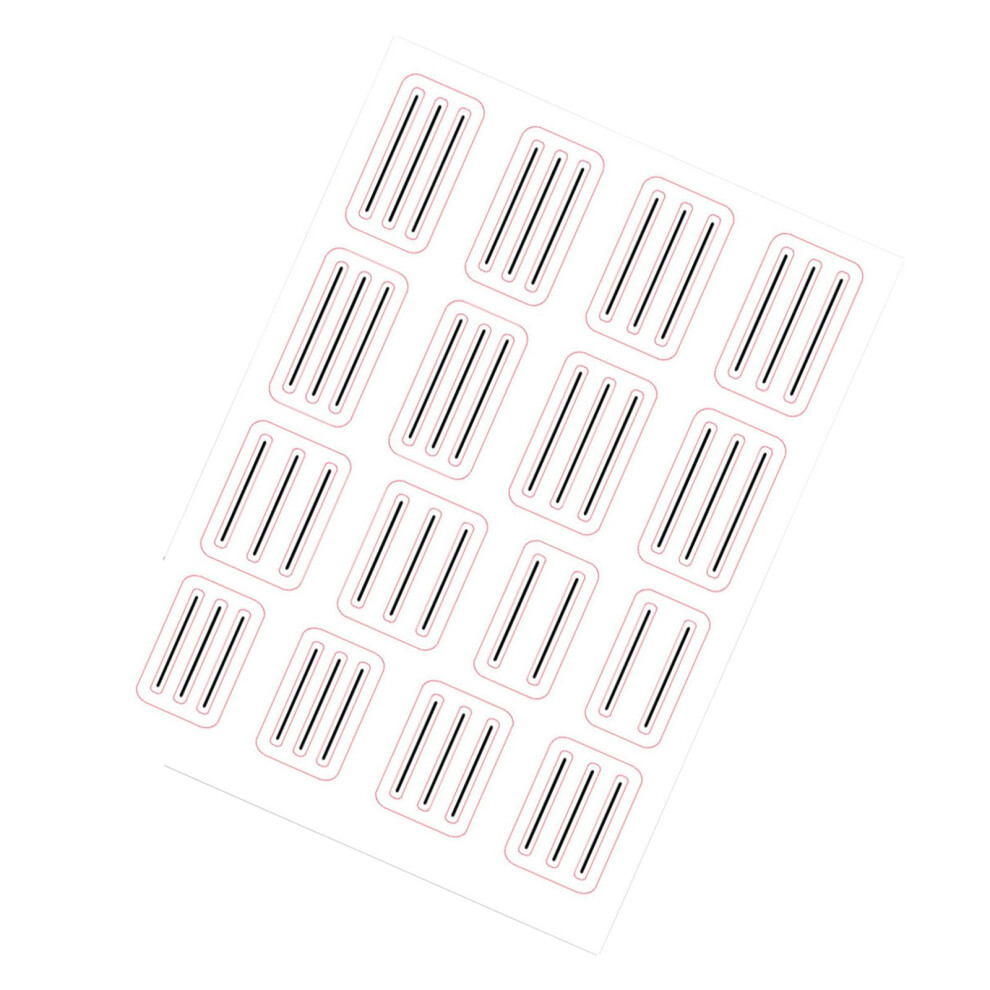 Plaid Line Nail Art Stickers French Design Decals 3D Adhesive Manicure Decorations H31