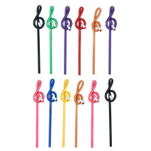 12 PeçAs LáPis de Nota para Estudantes LáPis de Nota Musical com Borracha LáPis de MúSica Colorida Clave de  de Madeira LáPis Dobrado