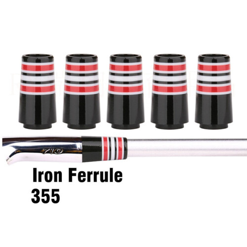 5Pcs  Ferrules for 0.355 Tip Irons Shaft Sleeve Adapter Ferrule  Iron Club Ferrules Replacement 1