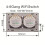 Wifi  Wall Light  10A Glass Touch Panel Wireless Interuptor 4 Gang Wireless Remote Control (White) 8