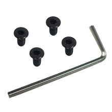 2Sets Scooter Ersatzschrauben Für Lenker Und Gabel, Langlebig Schwarz