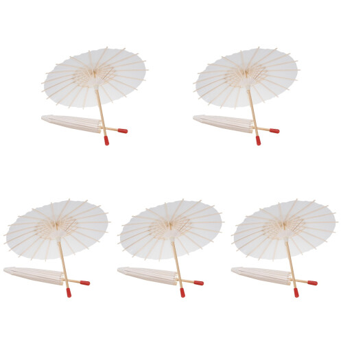 10Stk Papierschirm Bunt Hochzeit Feier DIY 1