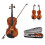 Wooden Violin: Solid Wood Popularization Violin, Beginner Practice Violin 7