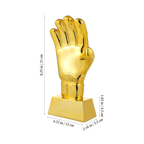 2Pcs Compact Trophy Decorative Soccer Competition Award 1